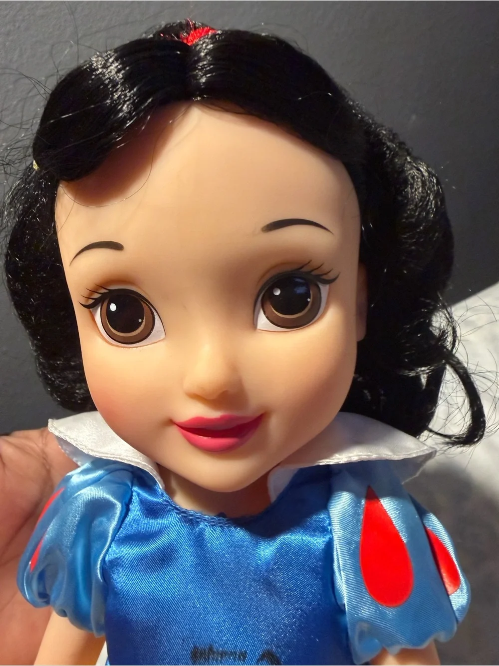Disney Snow White Doll in Blue, Yellow and Red Outfit